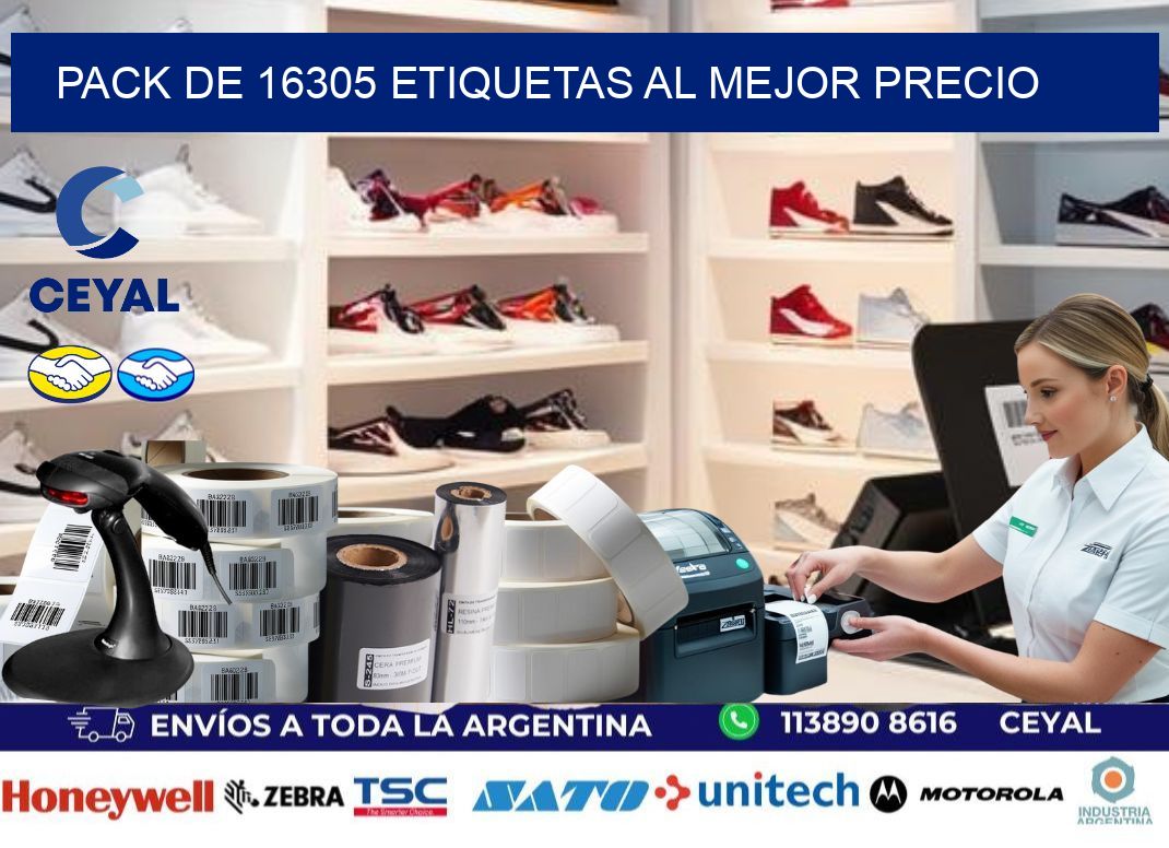 Pack de 16305 etiquetas al mejor precio