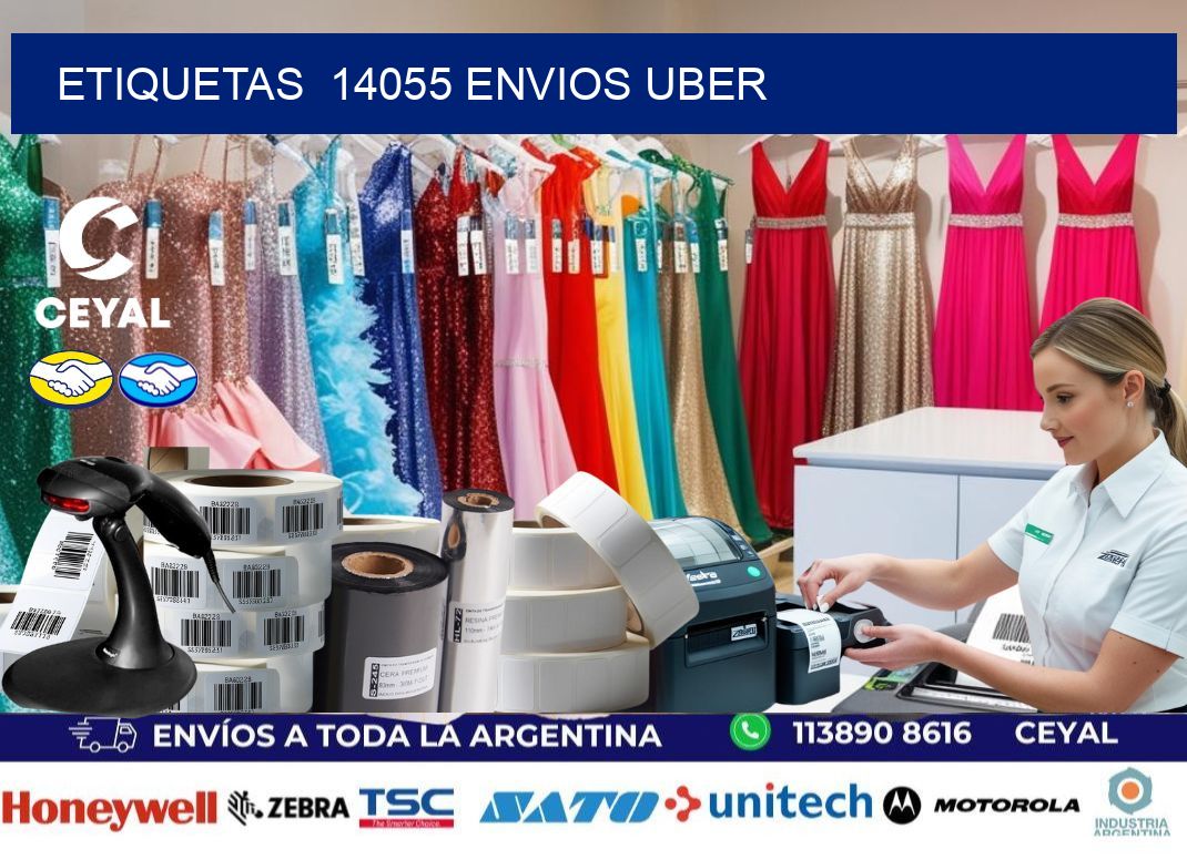 etiquetas  14055 ENVIOS UBER