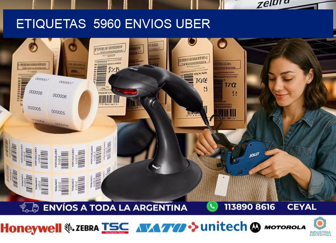 etiquetas 5960 ENVIOS UBER