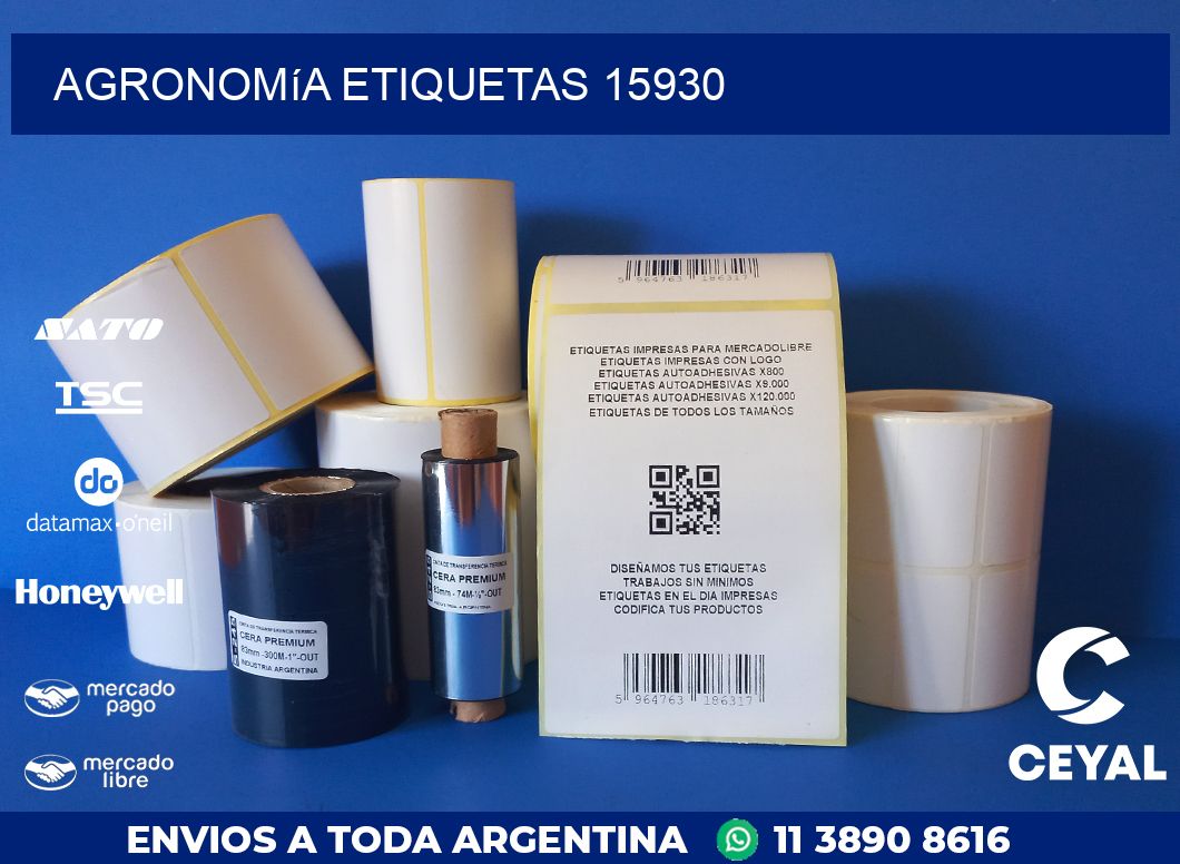 Agronomía etiquetas 15930