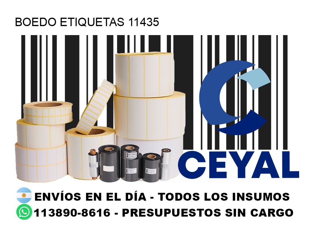 Boedo etiquetas 11435