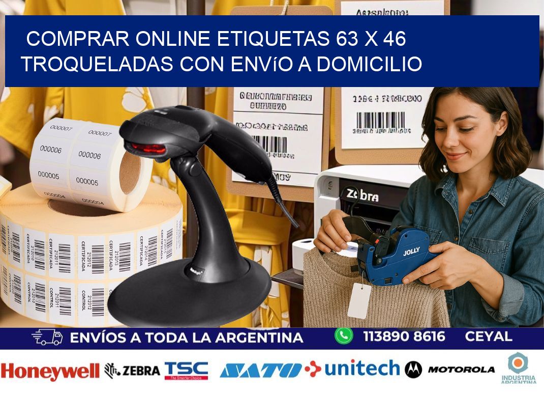 Comprar online etiquetas 63 x 46 troqueladas con envío a domicilio