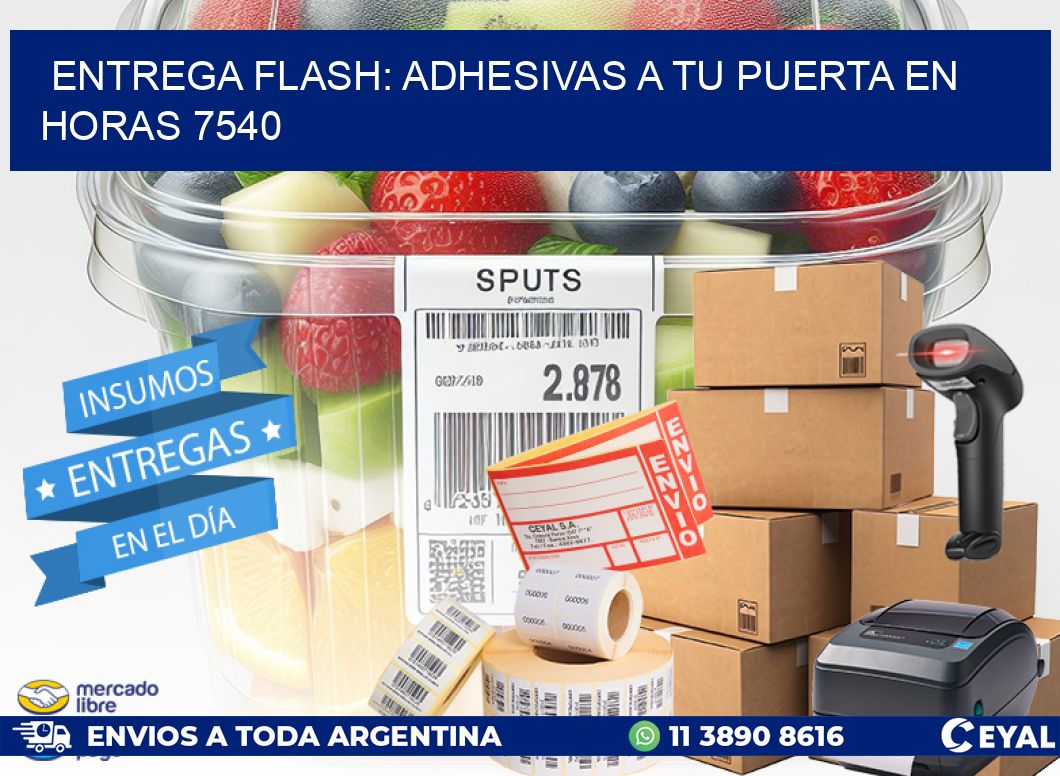 Entrega Flash: Adhesivas A Tu Puerta en Horas 7540