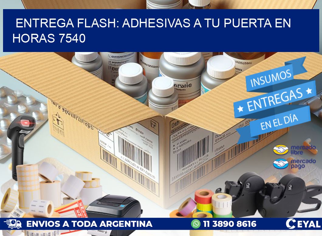 Entrega Flash: Adhesivas A Tu Puerta en Horas 7540