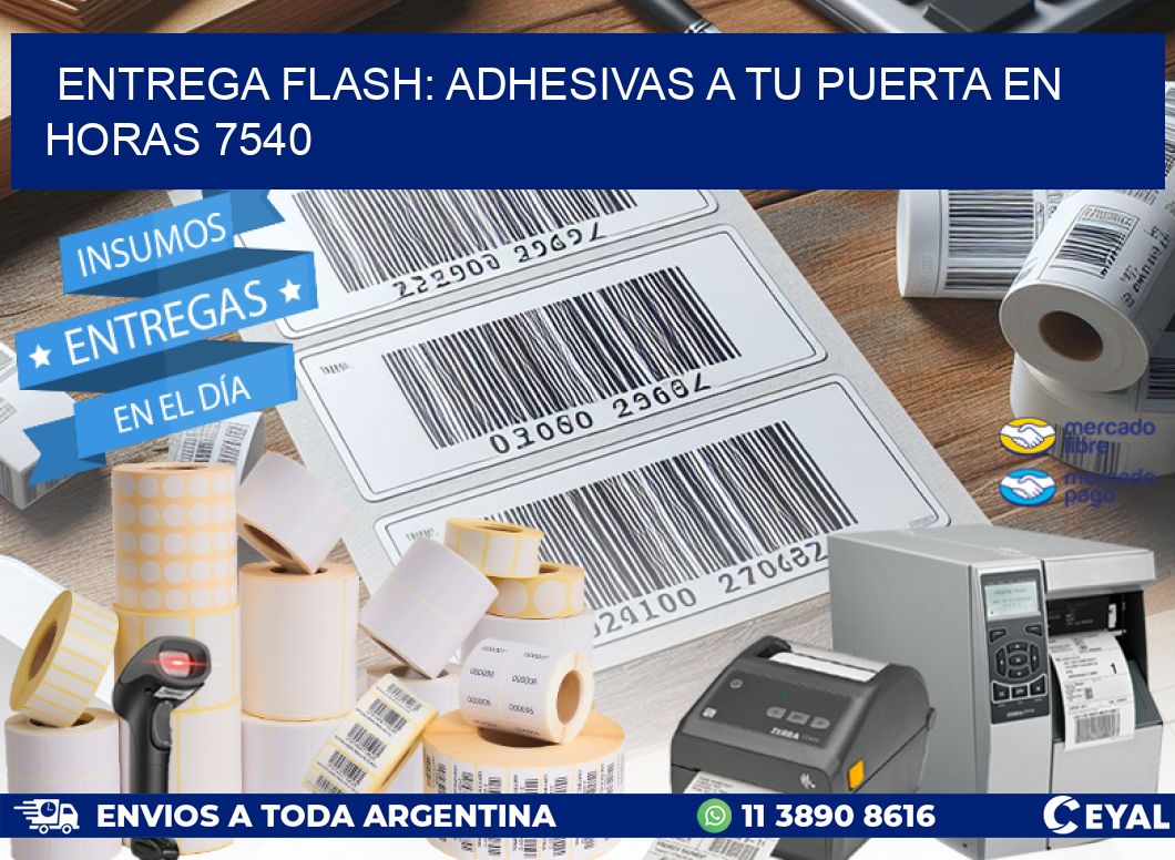 Entrega Flash: Adhesivas A Tu Puerta en Horas 7540