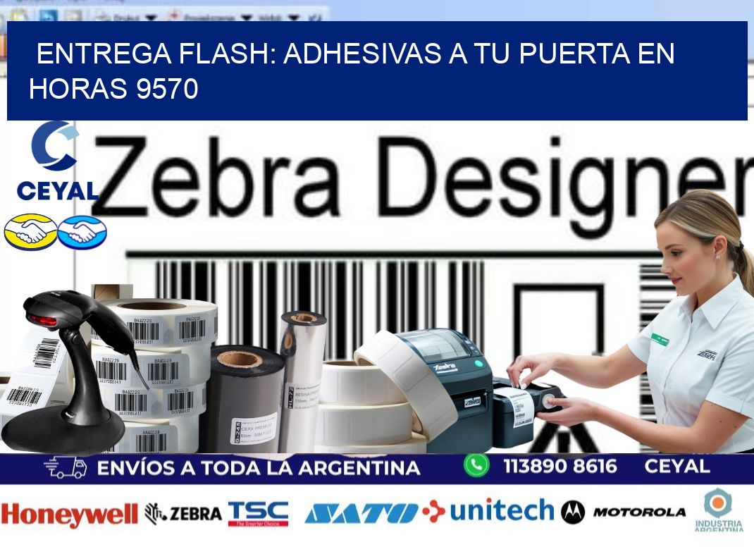Entrega Flash: Adhesivas A Tu Puerta en Horas 9570