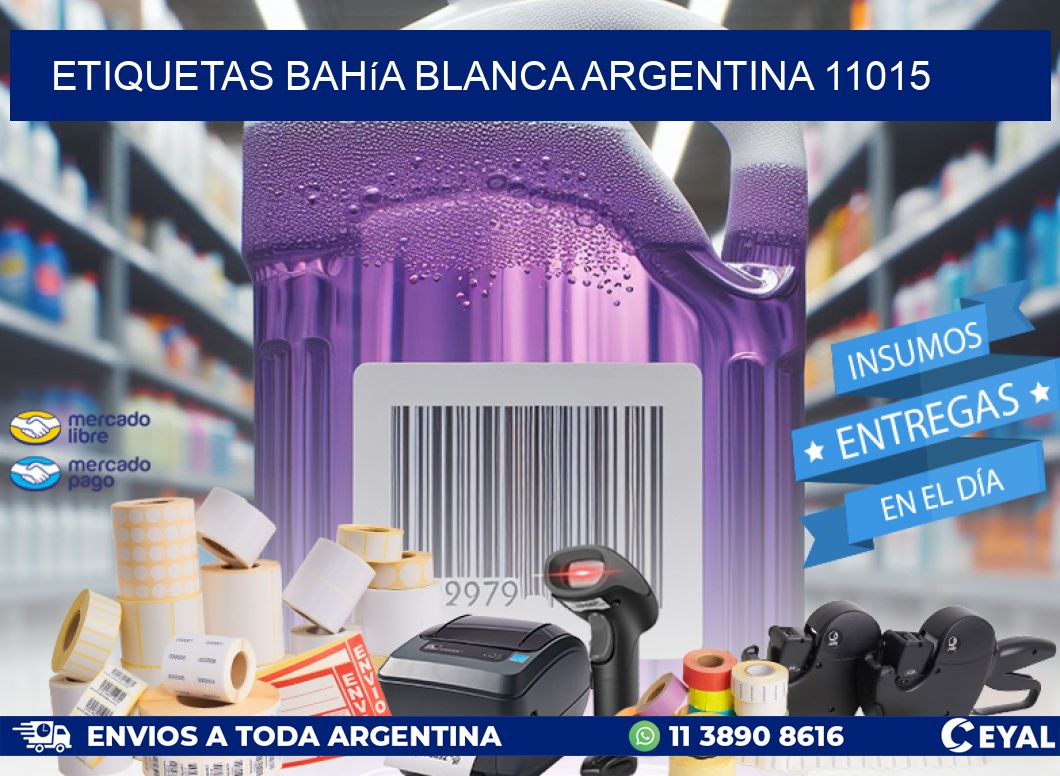 Etiquetas Bahía Blanca Argentina 11015