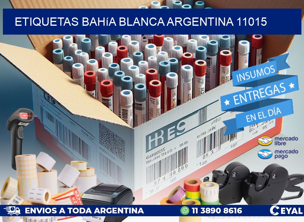 Etiquetas Bahía Blanca Argentina 11015