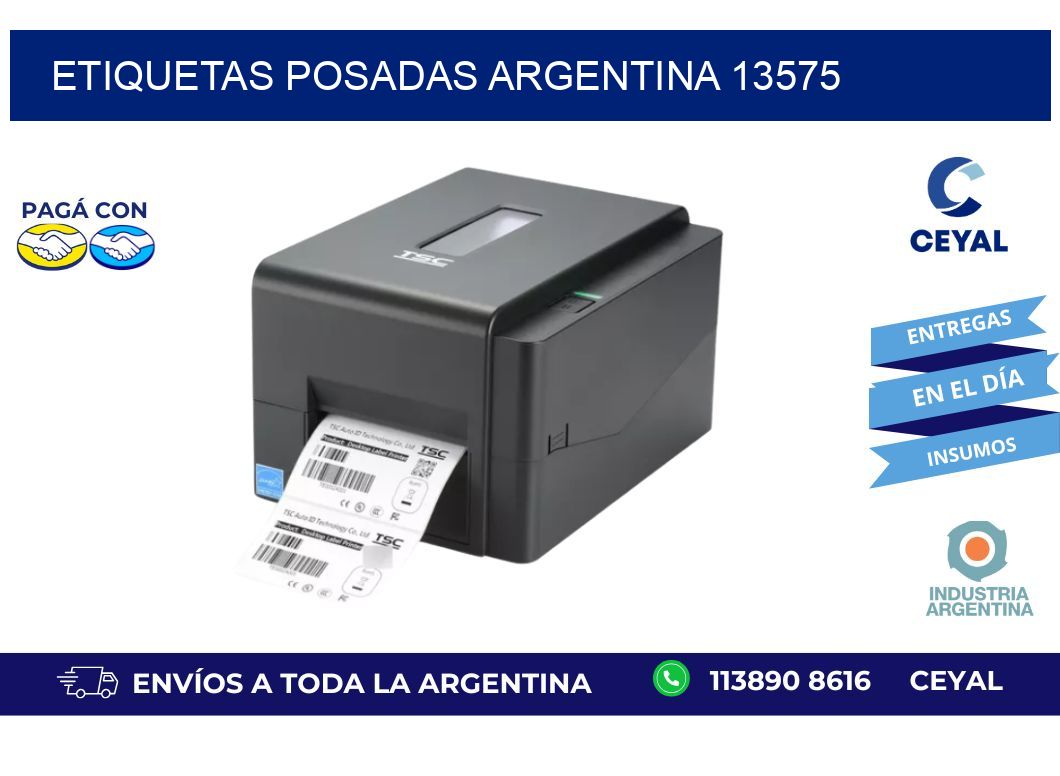 Etiquetas Posadas Argentina 13575