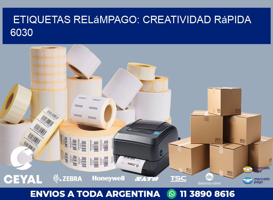 Etiquetas Relámpago: Creatividad Rápida 6030