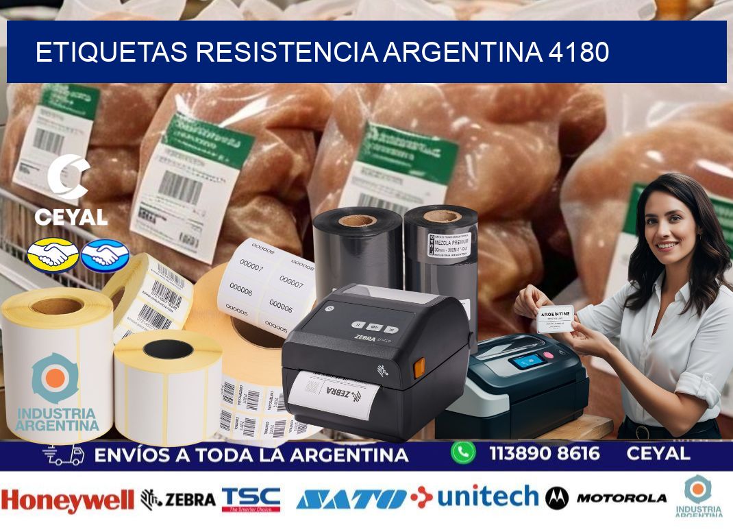 Etiquetas Resistencia Argentina 4180