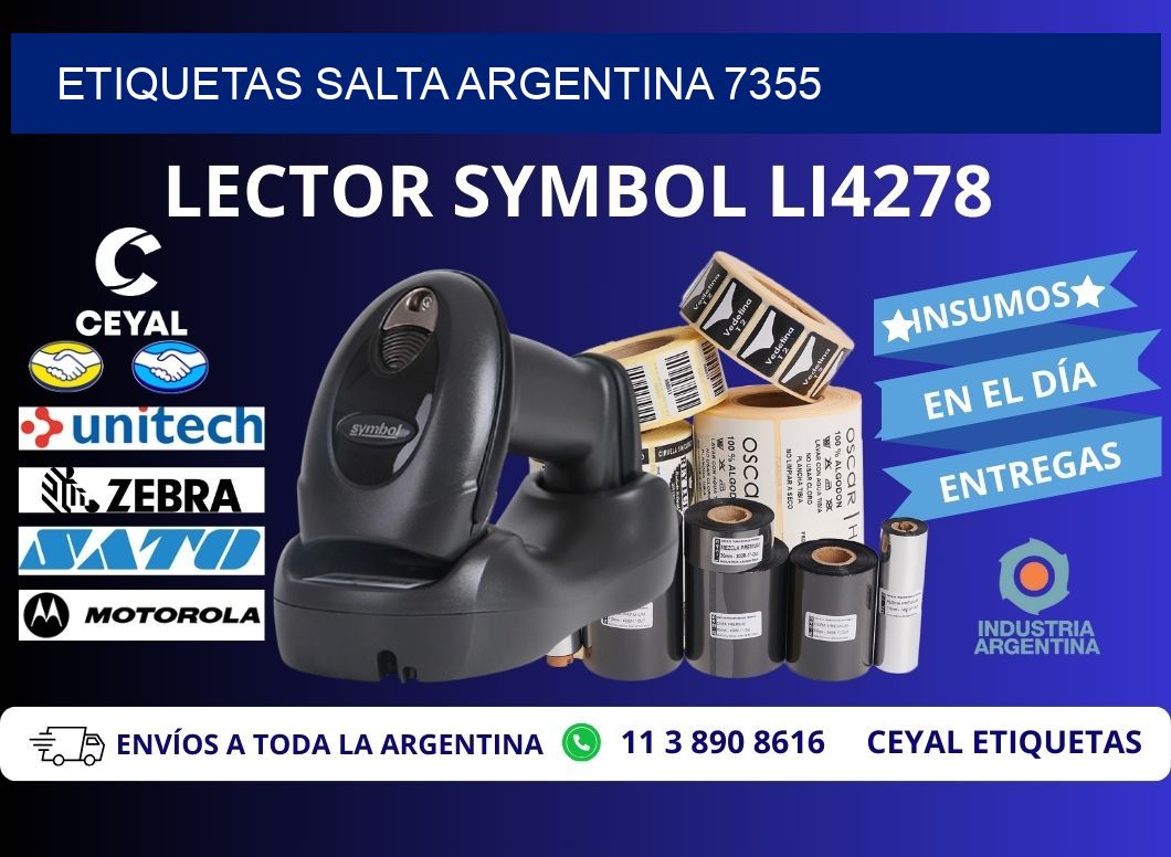 Etiquetas Salta Argentina 7355