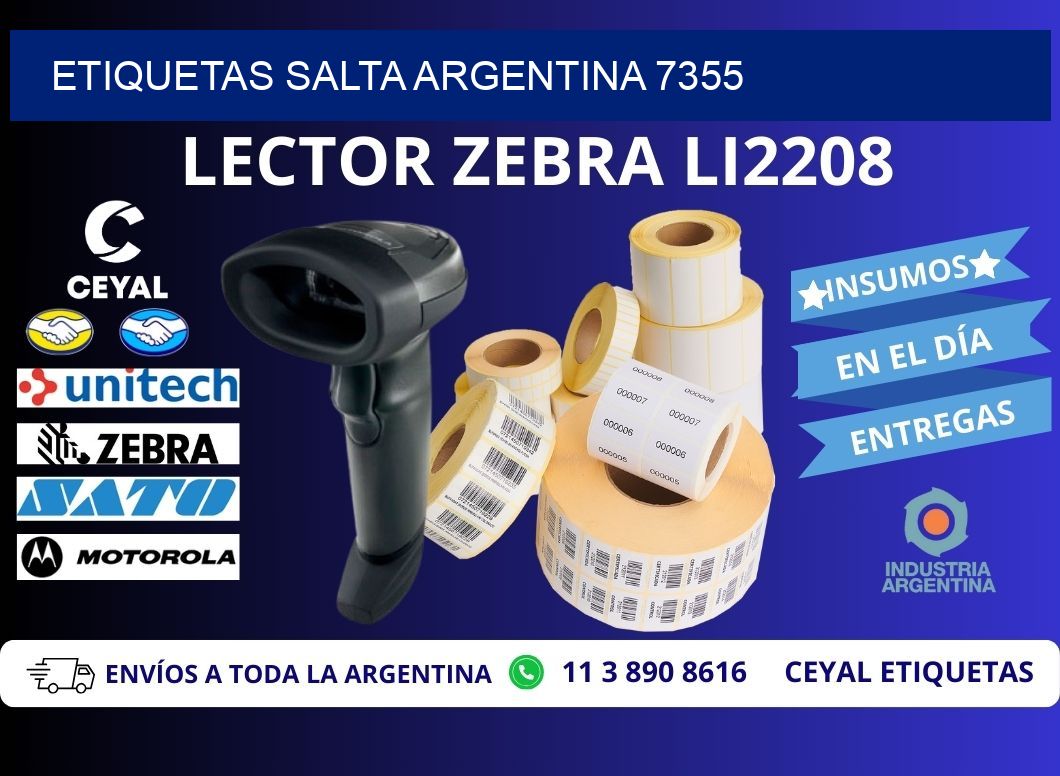Etiquetas Salta Argentina 7355