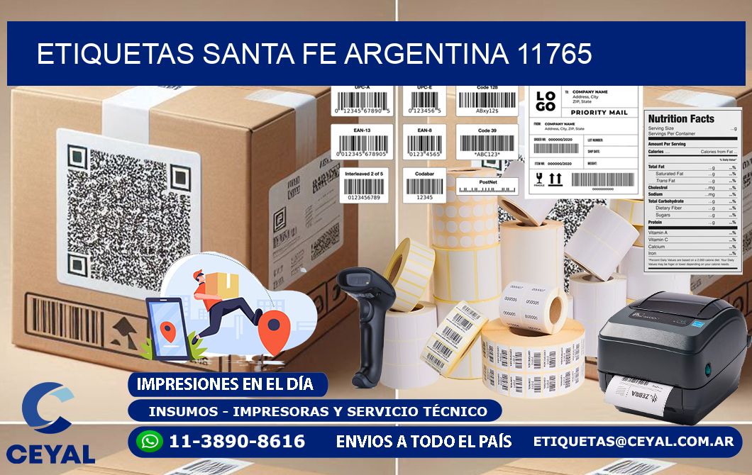 Etiquetas Santa Fe Argentina 11765