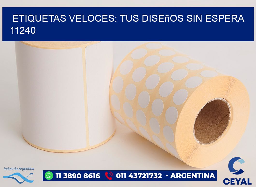 Etiquetas Veloces: Tus Diseños sin Espera 11240