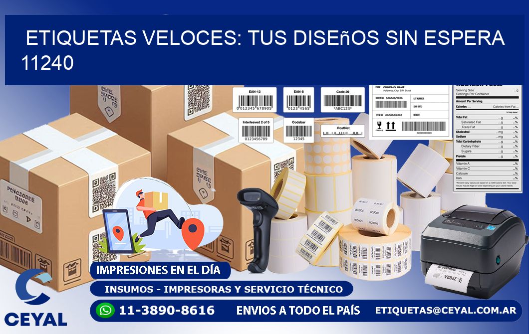 Etiquetas Veloces: Tus Diseños sin Espera 11240