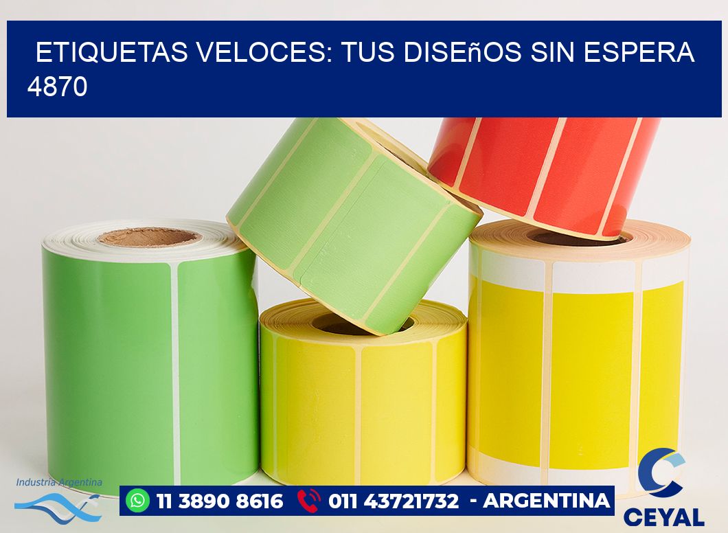 Etiquetas Veloces: Tus Diseños sin Espera 4870
