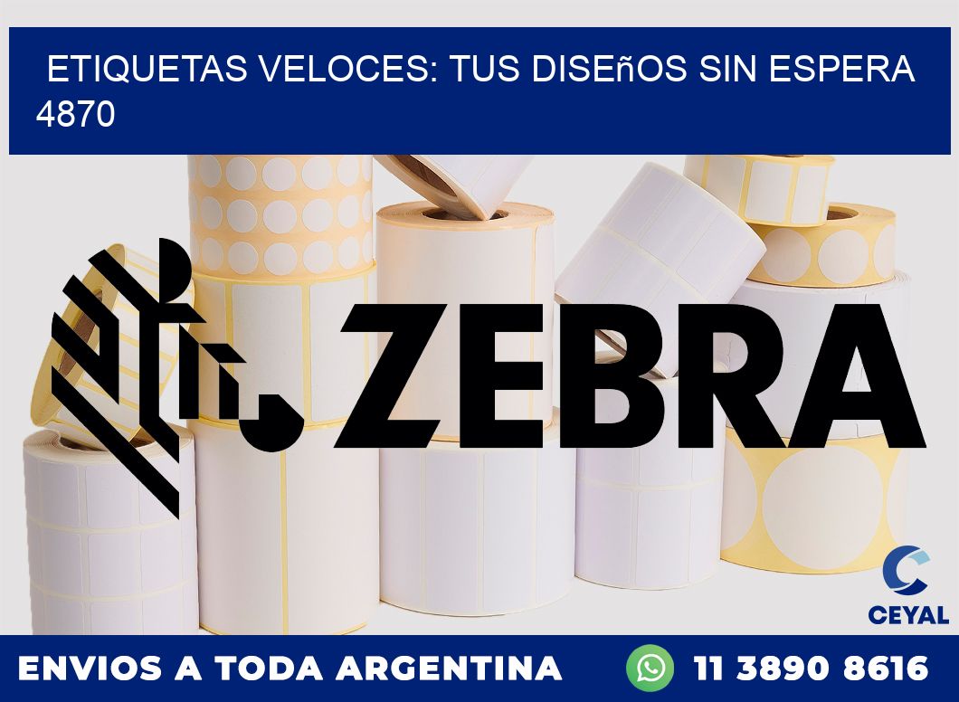 Etiquetas Veloces: Tus Diseños sin Espera 4870