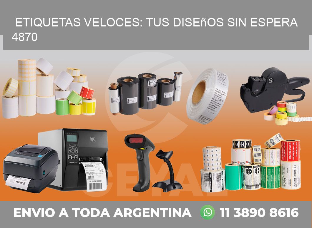 Etiquetas Veloces: Tus Diseños sin Espera 4870