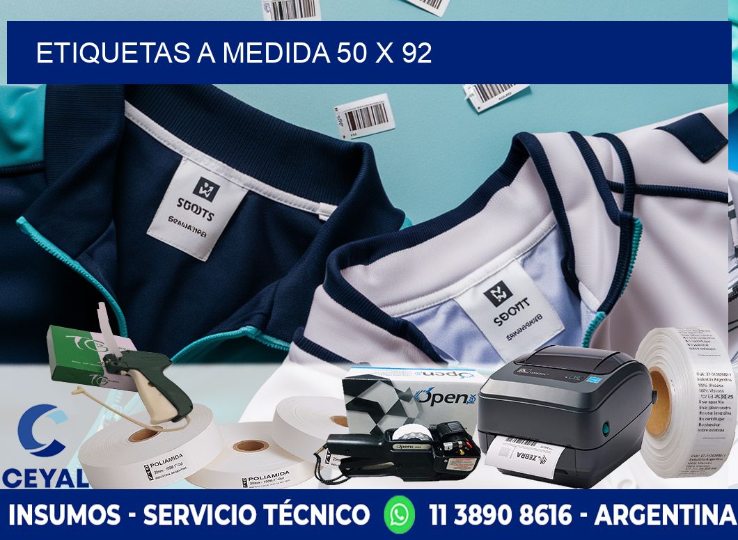 Etiquetas a medida 50 x 92