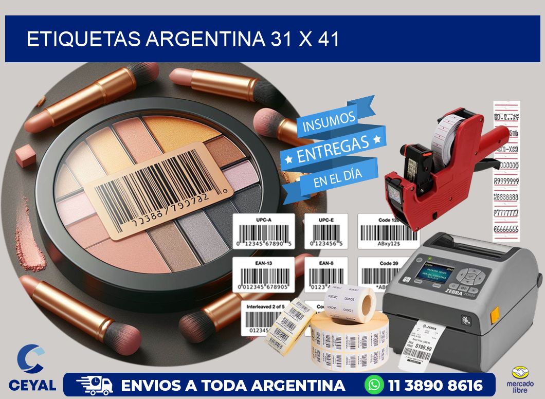 Etiquetas argentina 31 x 41