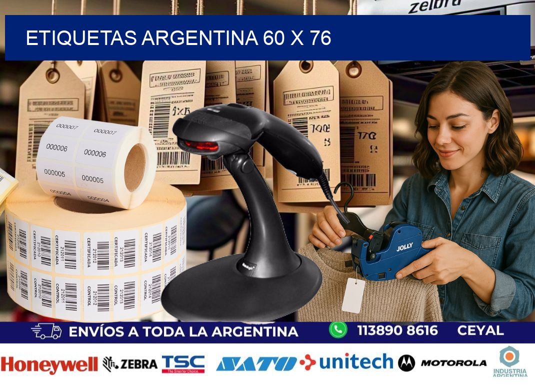 Etiquetas argentina 60 x 76