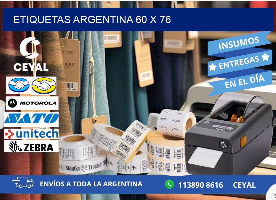 Etiquetas argentina 60 x 76