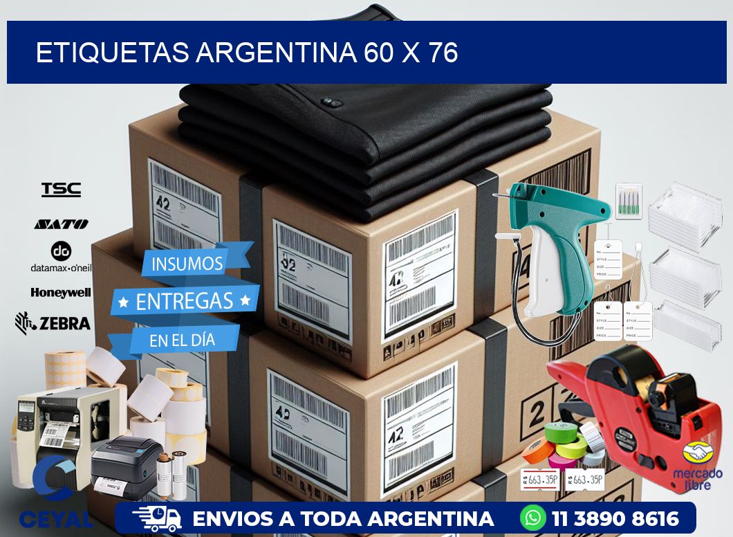 Etiquetas argentina 60 x 76