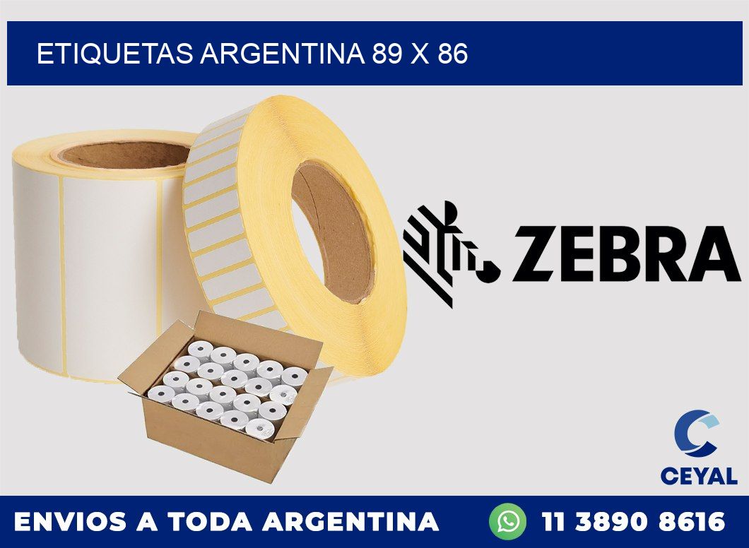 Etiquetas argentina 89 x 86