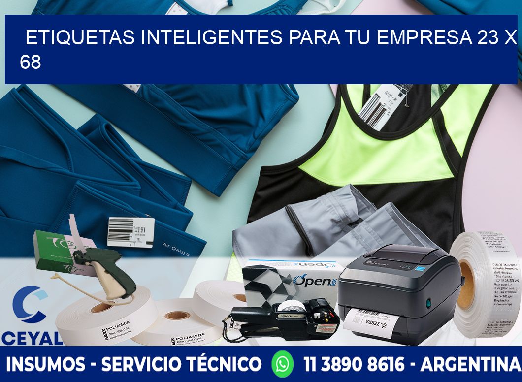 Etiquetas inteligentes para tu empresa 23 x 68