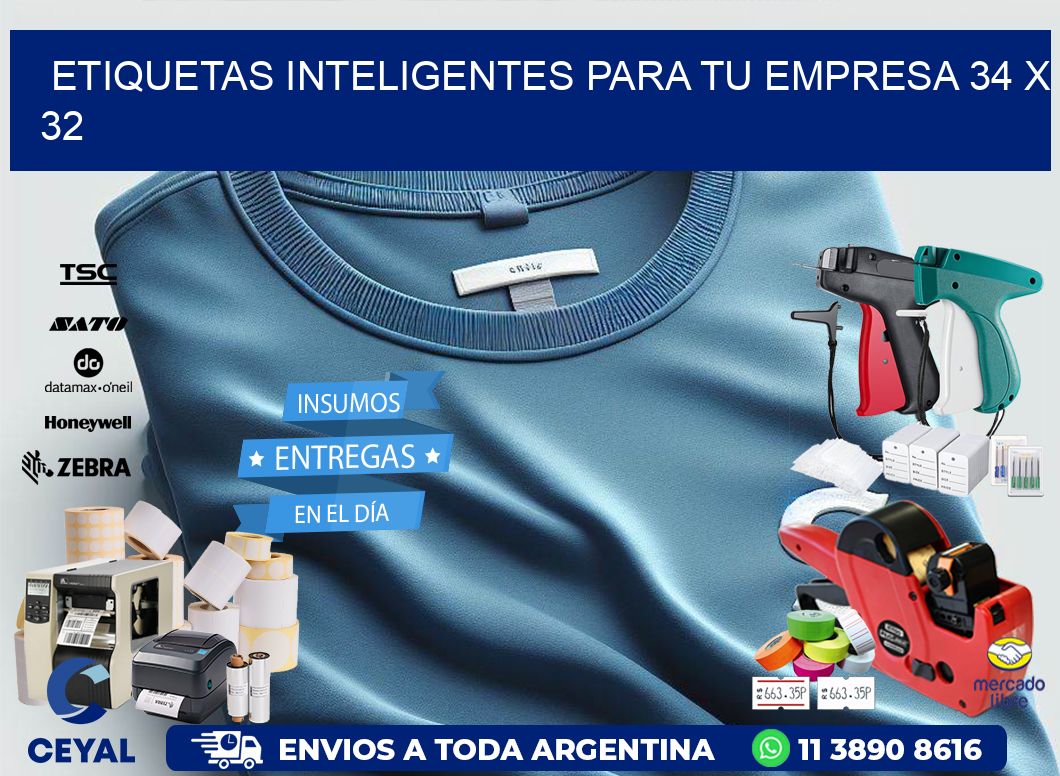 Etiquetas inteligentes para tu empresa 34 x 32