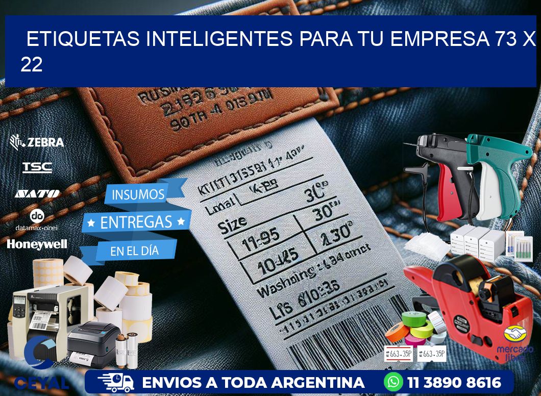 Etiquetas inteligentes para tu empresa 73 x 22