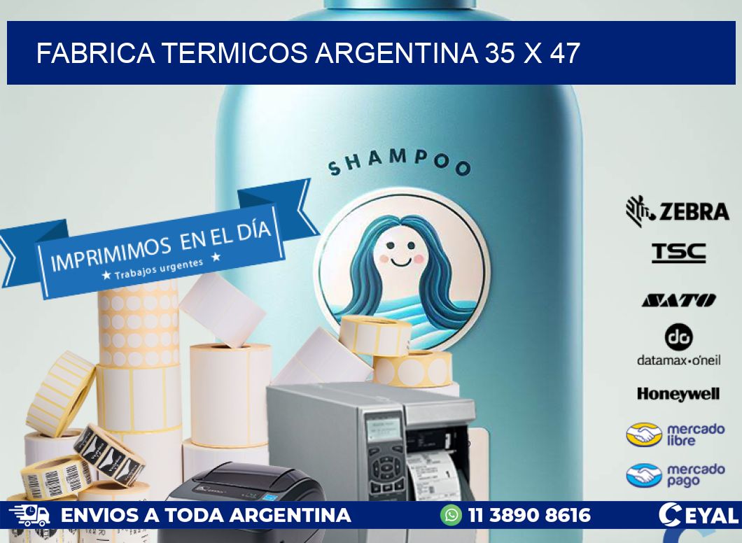 Fabrica TERMICOS ARGENTINA 35 x 47