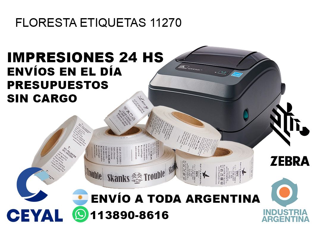 Floresta etiquetas 11270
