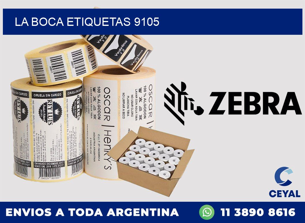 La Boca etiquetas 9105