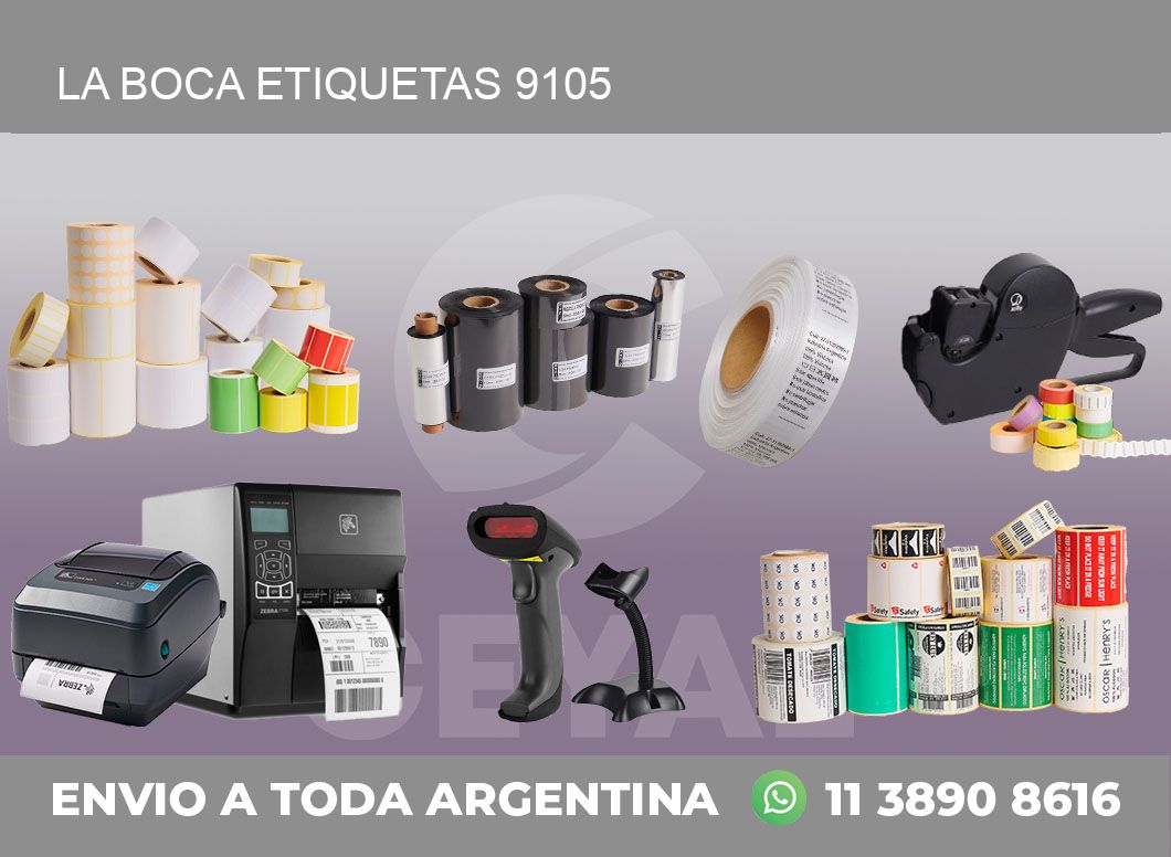 La Boca etiquetas 9105
