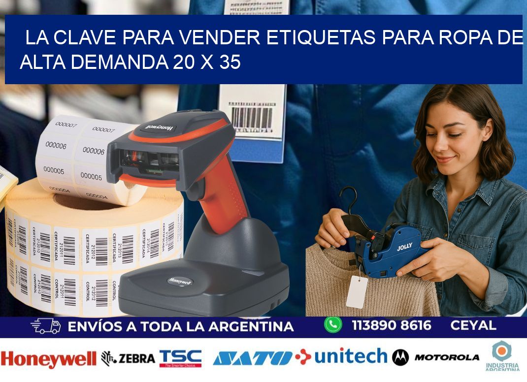La Clave para Vender Etiquetas para Ropa de Alta Demanda 20 x 35