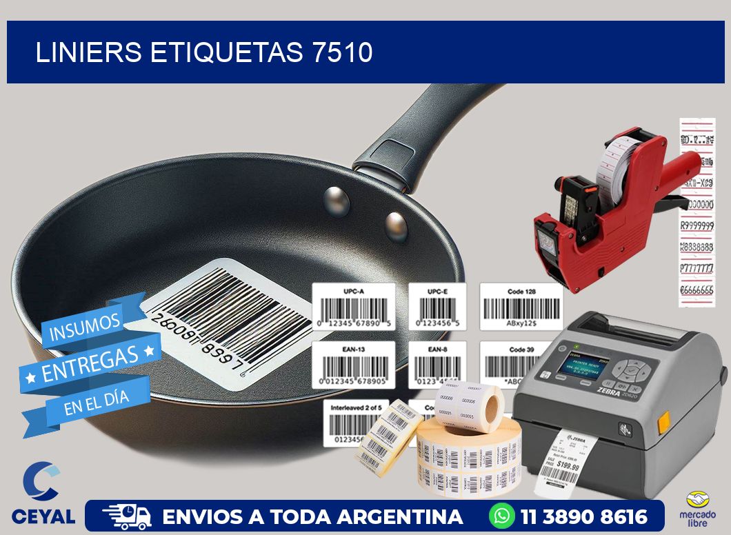 Liniers etiquetas 7510