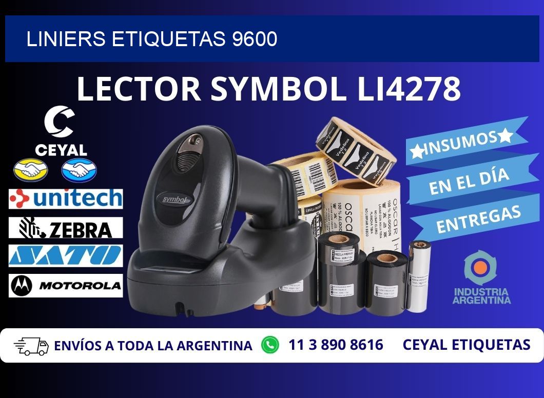 Liniers etiquetas 9600