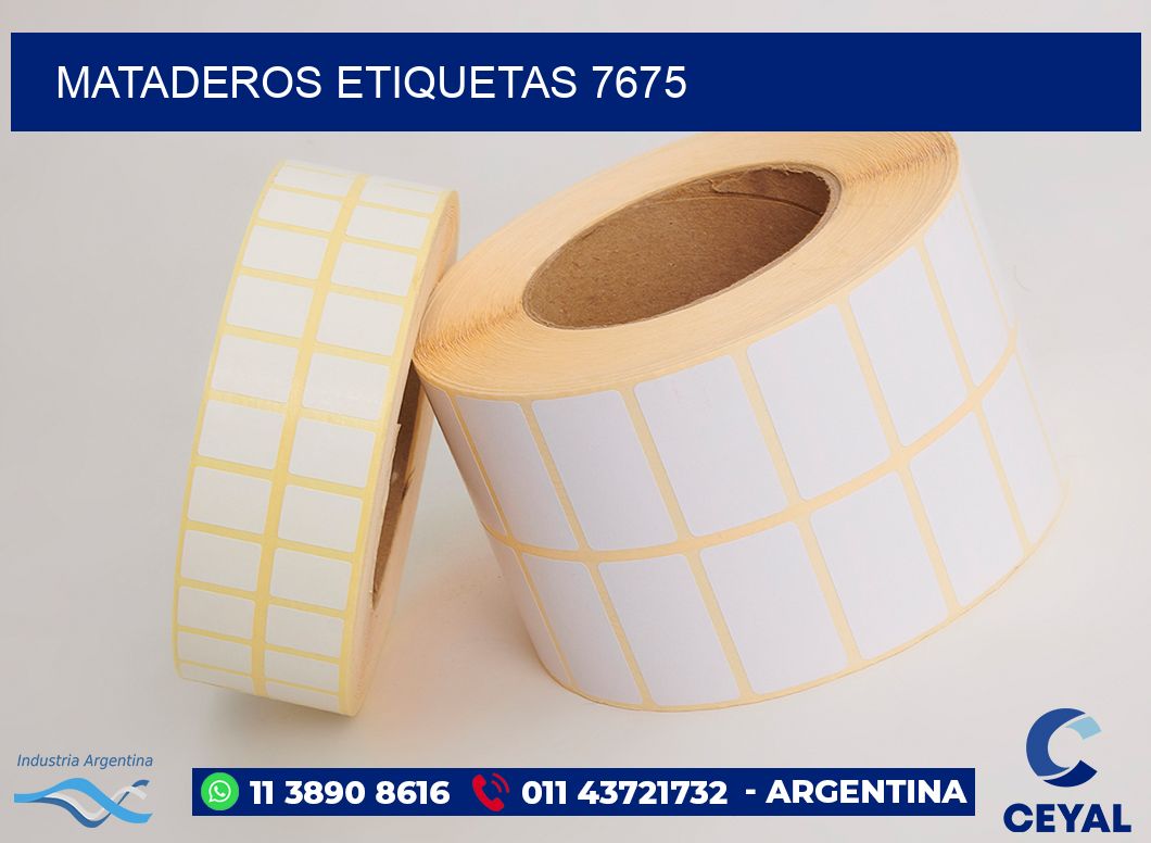 Mataderos etiquetas 7675