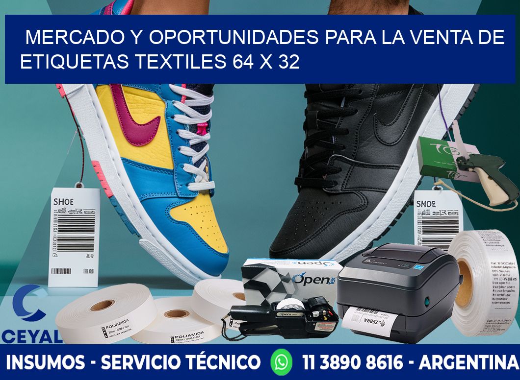 Mercado y Oportunidades para la Venta de Etiquetas Textiles 64 x 32
