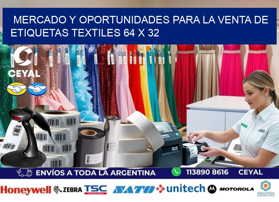 Mercado y Oportunidades para la Venta de Etiquetas Textiles 64 x 32