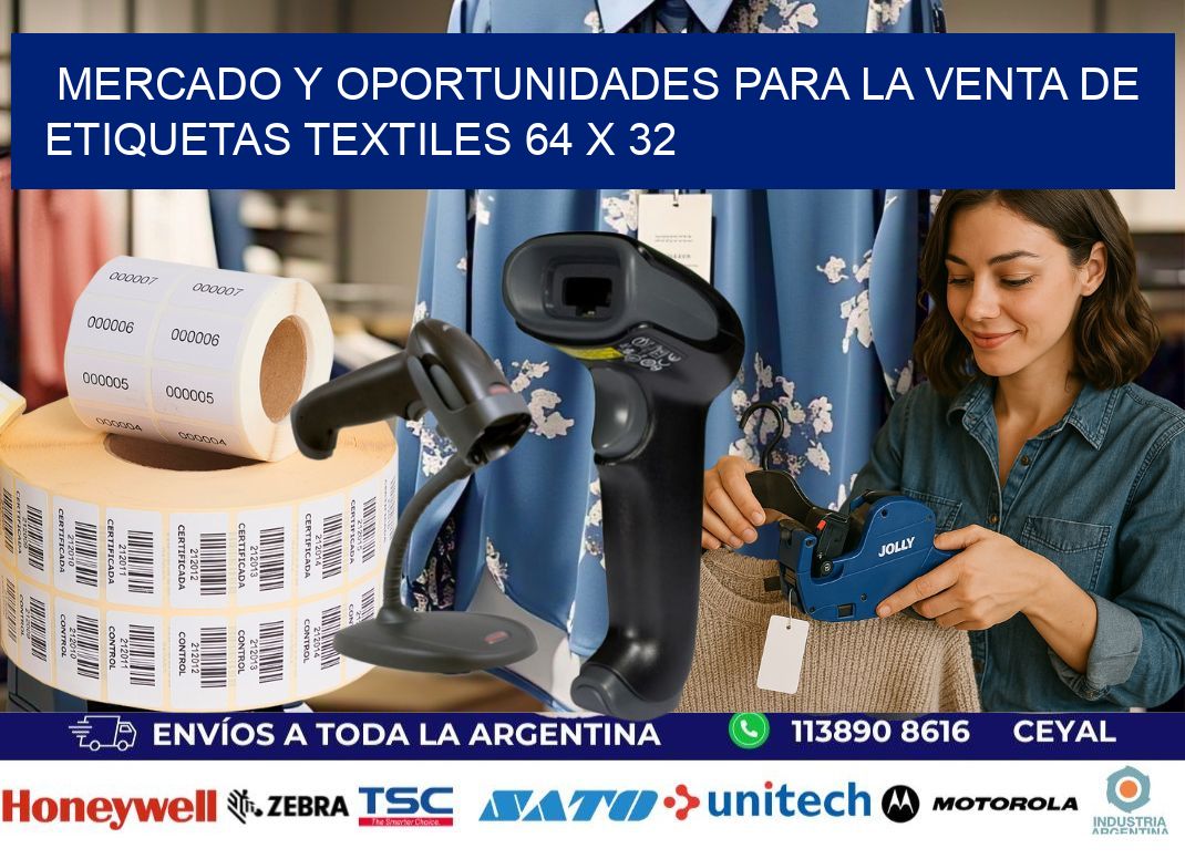 Mercado y Oportunidades para la Venta de Etiquetas Textiles 64 x 32
