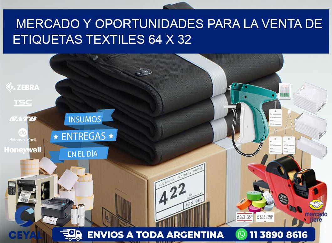 Mercado y Oportunidades para la Venta de Etiquetas Textiles 64 x 32