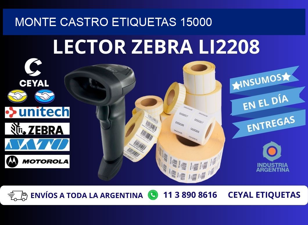 Monte Castro etiquetas 15000