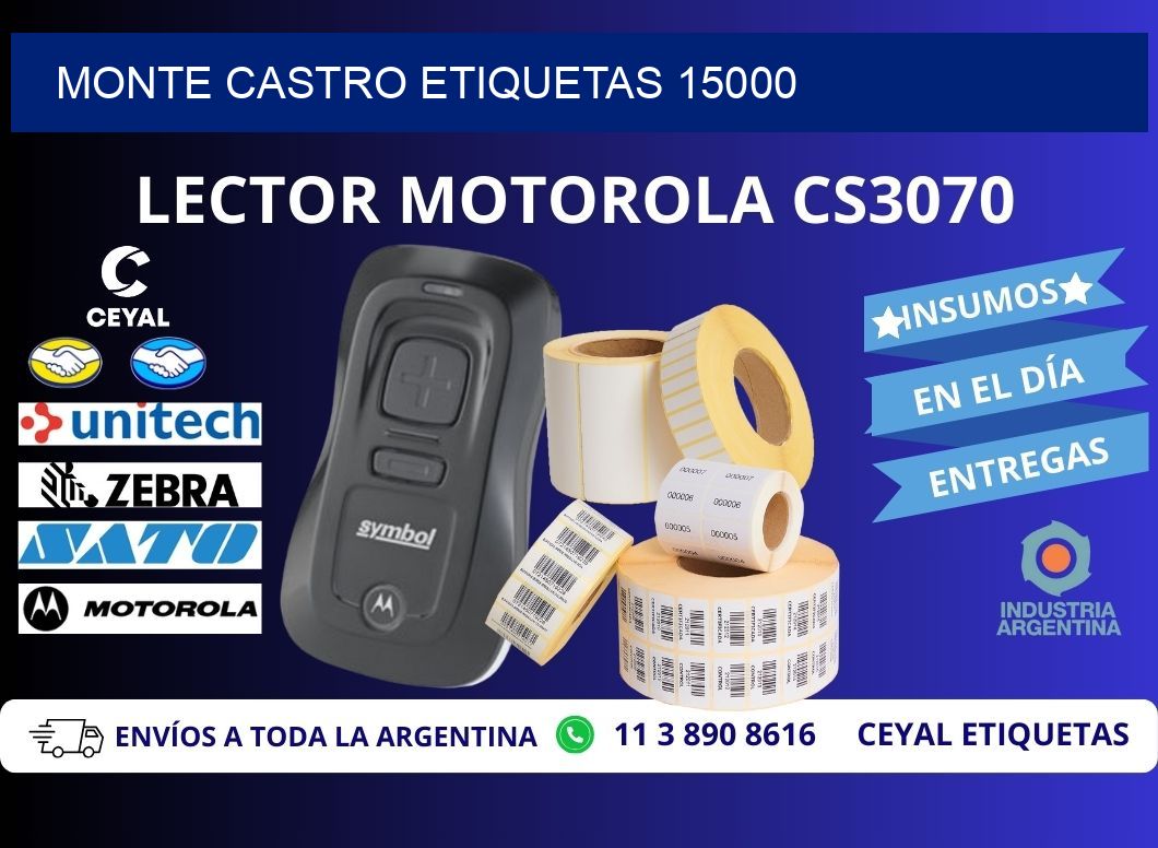 Monte Castro etiquetas 15000