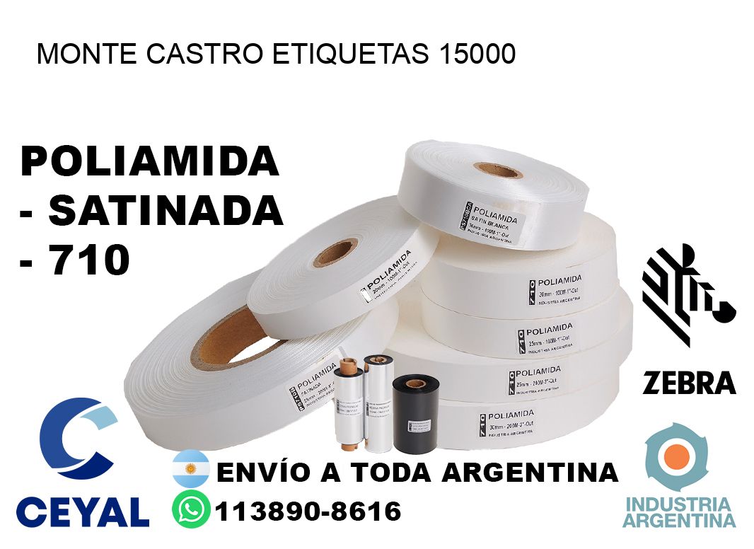 Monte Castro etiquetas 15000