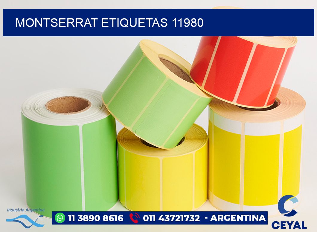Montserrat etiquetas 11980