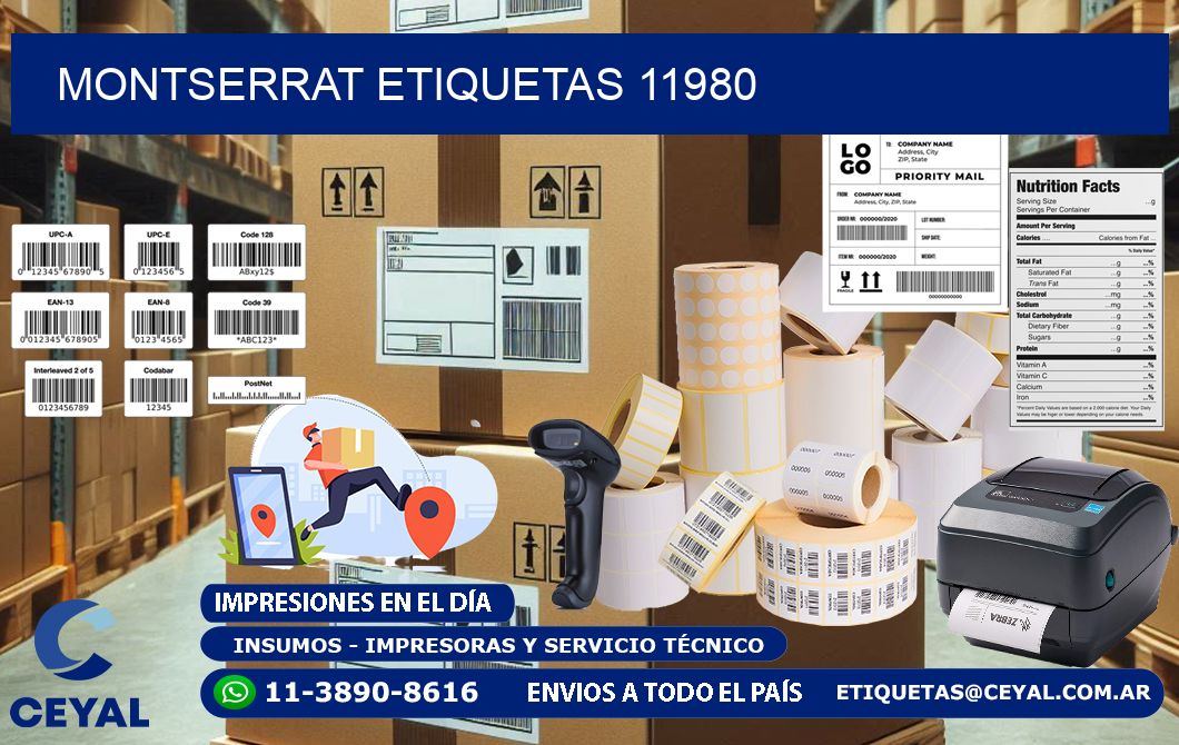 Montserrat etiquetas 11980