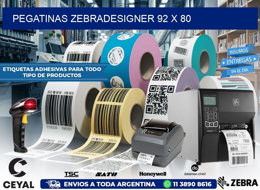 PEGATINAS zebradesigner 92 x 80